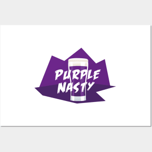 Purple Nasty mountain Posters and Art